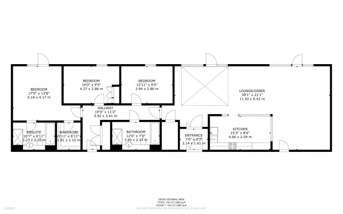 Floorplan for Midway Quay, 3 Midway Quay, Eastbourne, East Sussex